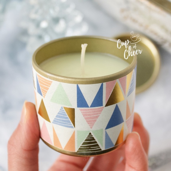 ✨2/$20 💙Blue Coral& Driftwood Mini Soy Wax Candle - Picture 1 of 5